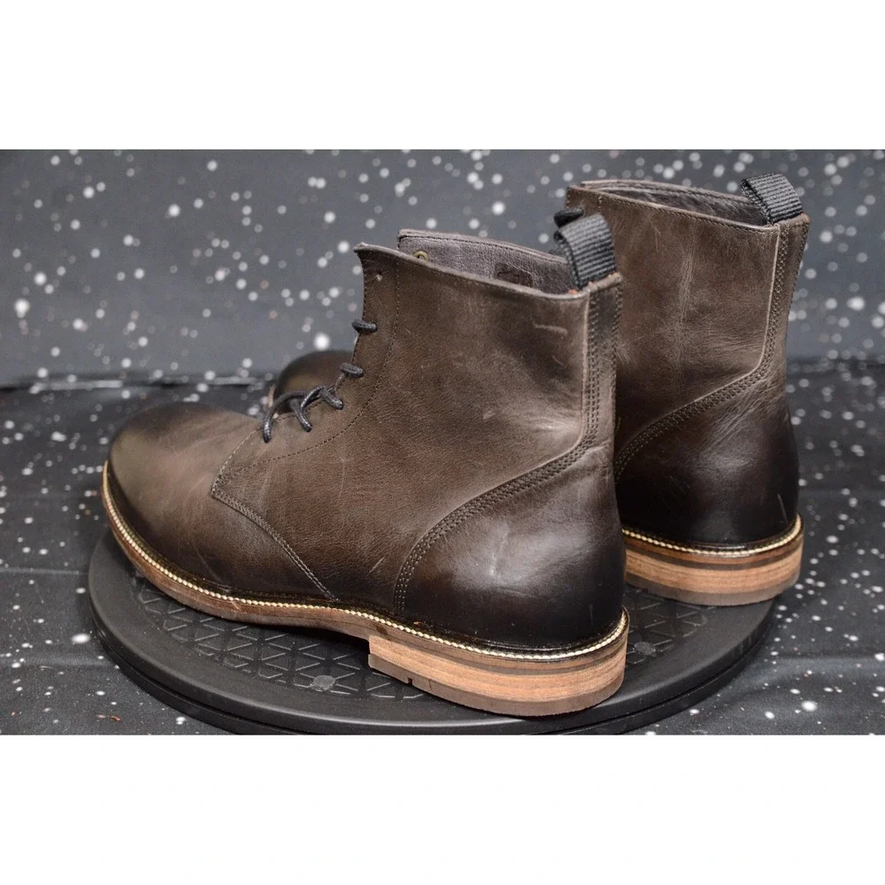 RODD & GUNN Black Plain Toe Boot US 8 D EU 41 $228 BRAND‎ NEW